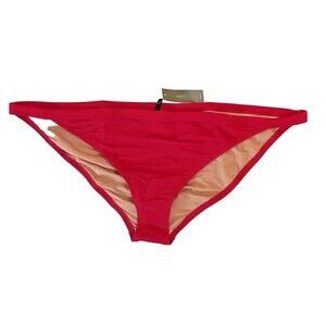 J. Crew Bikini Swim Bottom Wild Hibiscus Rib Hipster Size 3X NWT